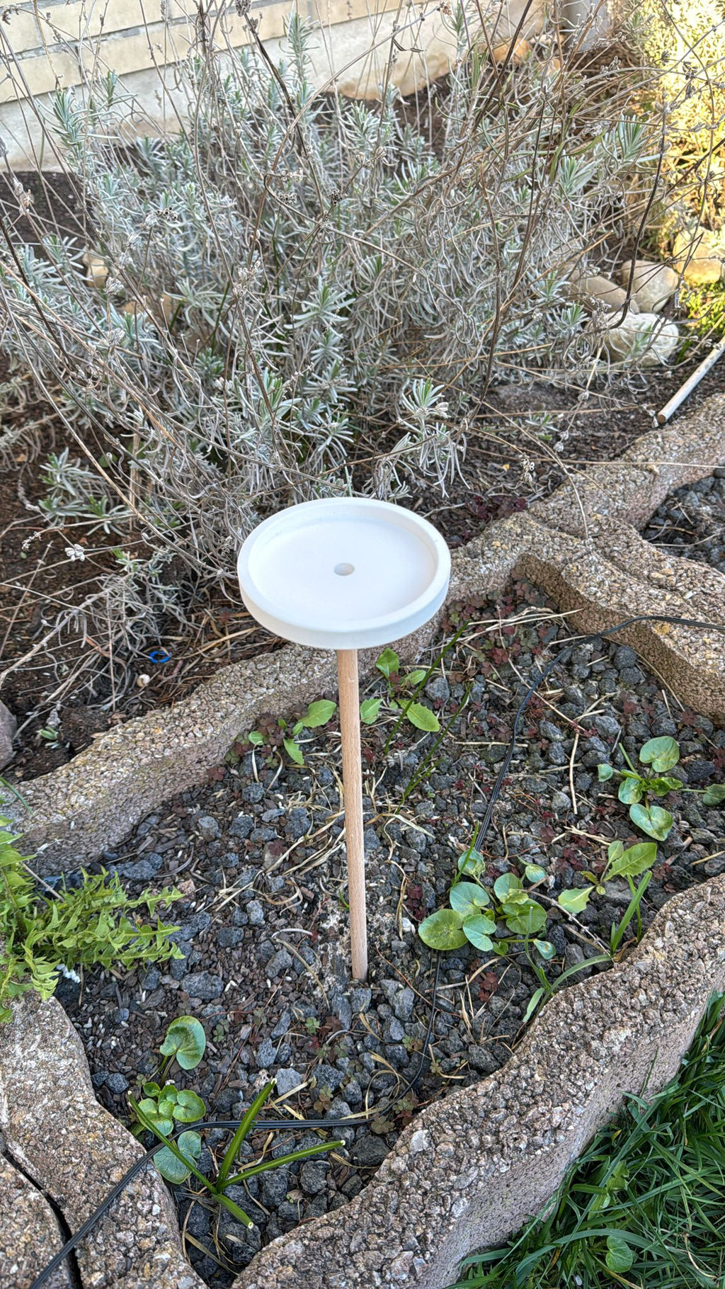 ALINA - Gartenfackelhalterung für Lichtkranz mini
