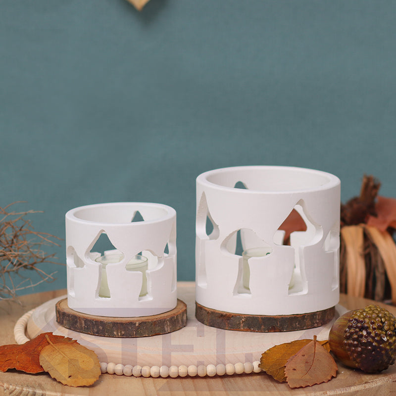 HENDRIK - Lichtkranz groß mit Pilzen