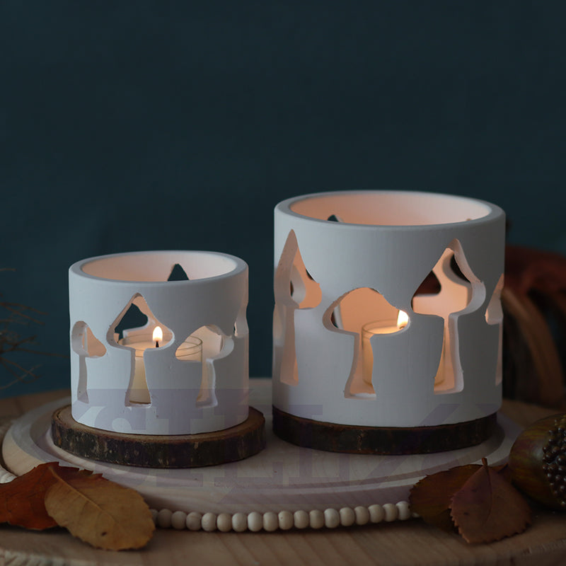 HENDRIK - Lichtkranz groß mit Pilzen