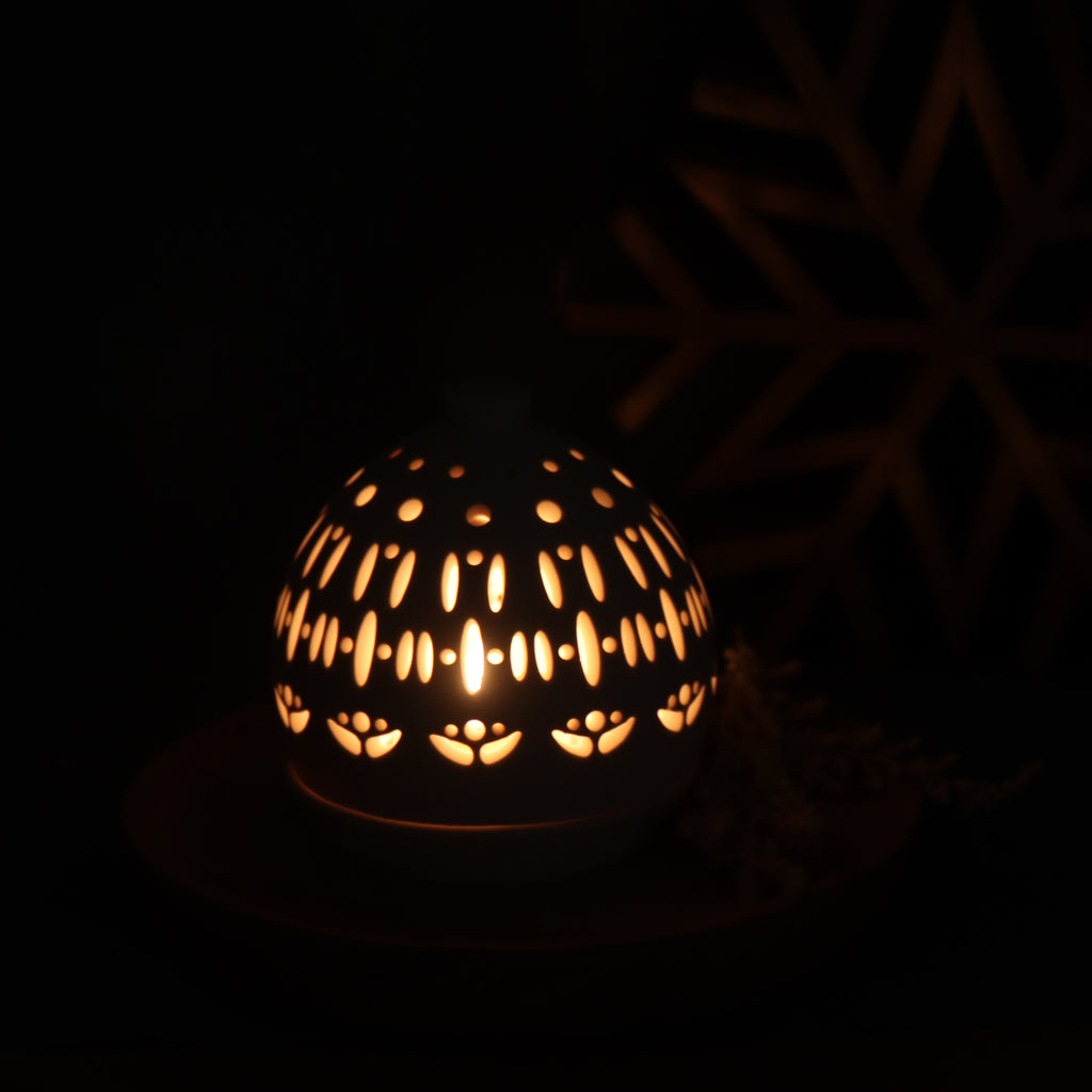 RUDI - Weihnachtskugel mit Muster