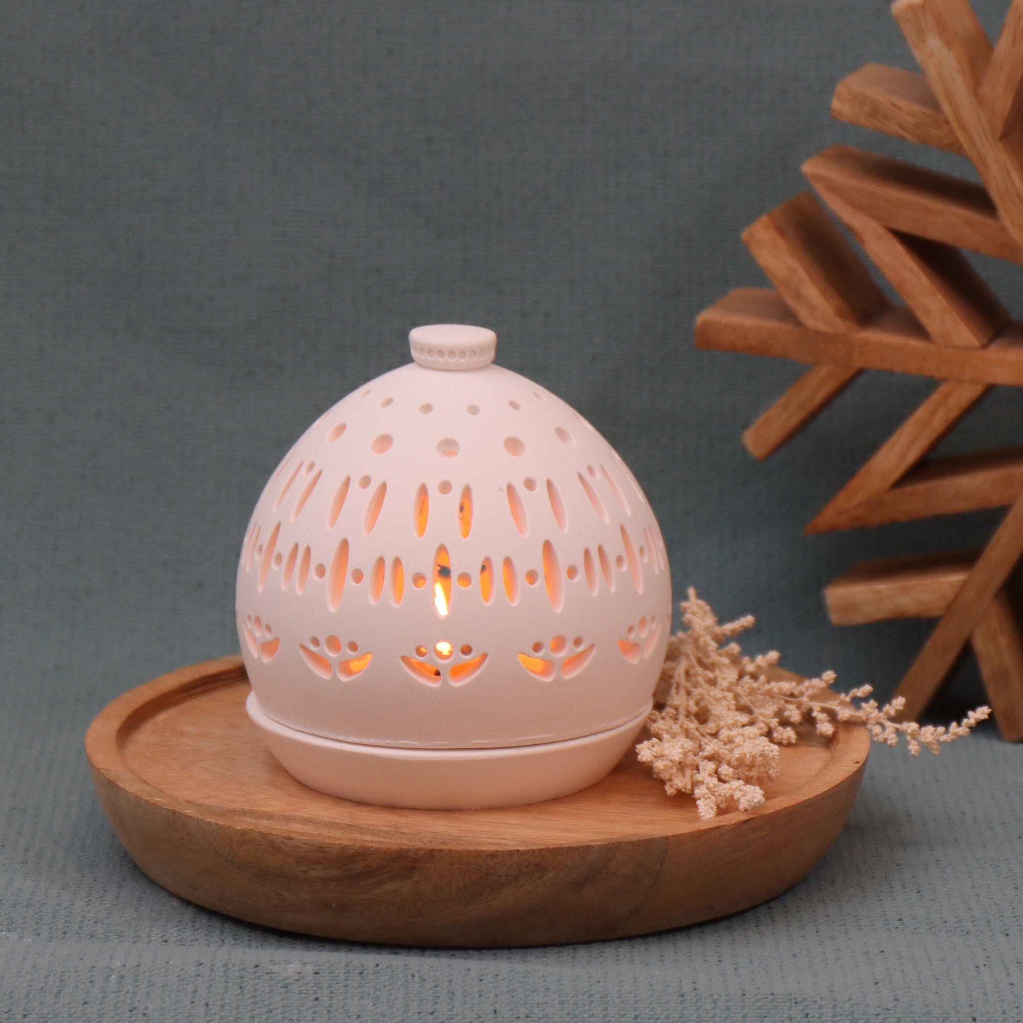 RUDI - Weihnachtskugel mit Muster