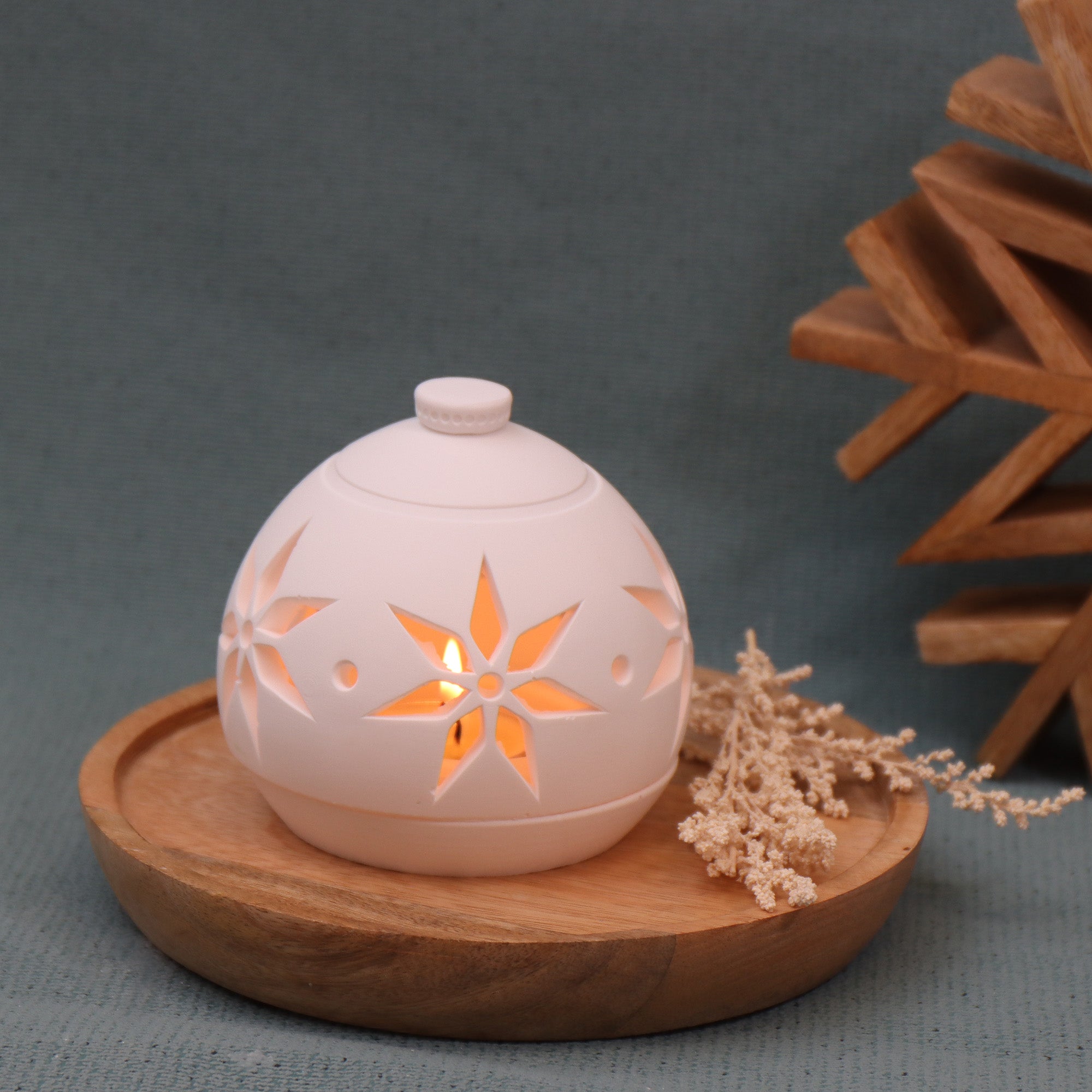 KRIS - Weihnachtskugel mit Stern