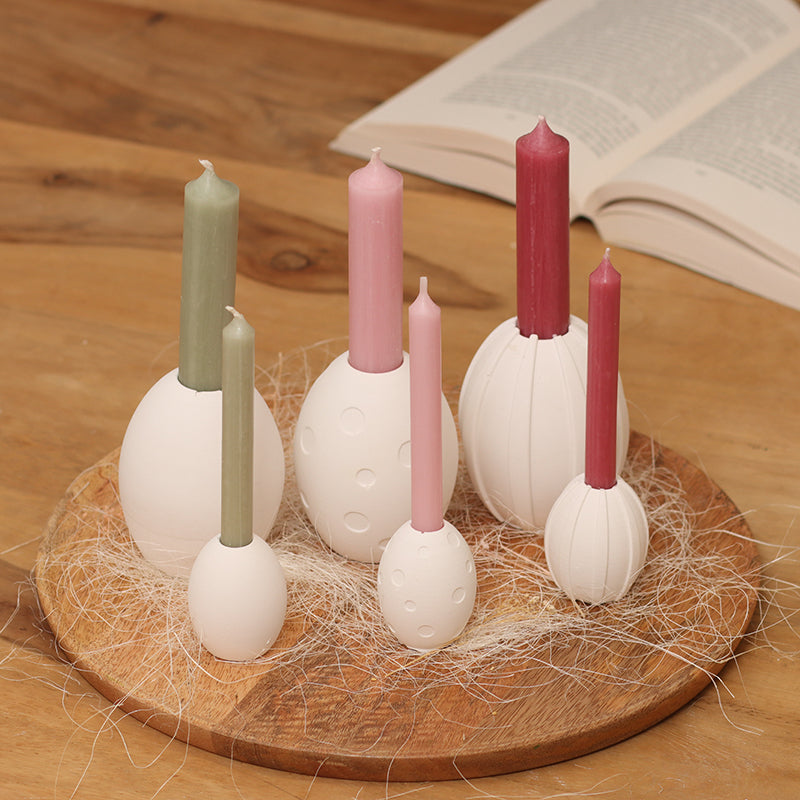 LUNA - Kerzeneier Set Punkte