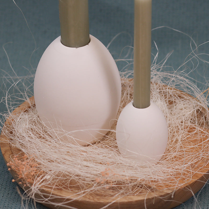 LANA - Kerzeneier Set Glatt