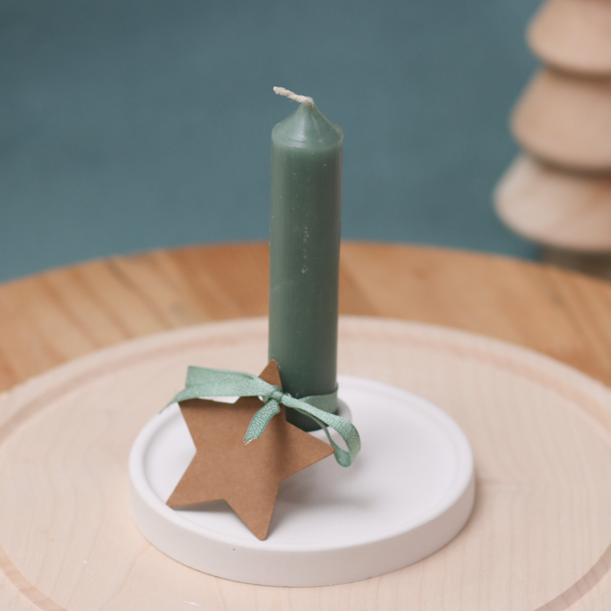 MARY - Schale mit Stabkerzenhalter