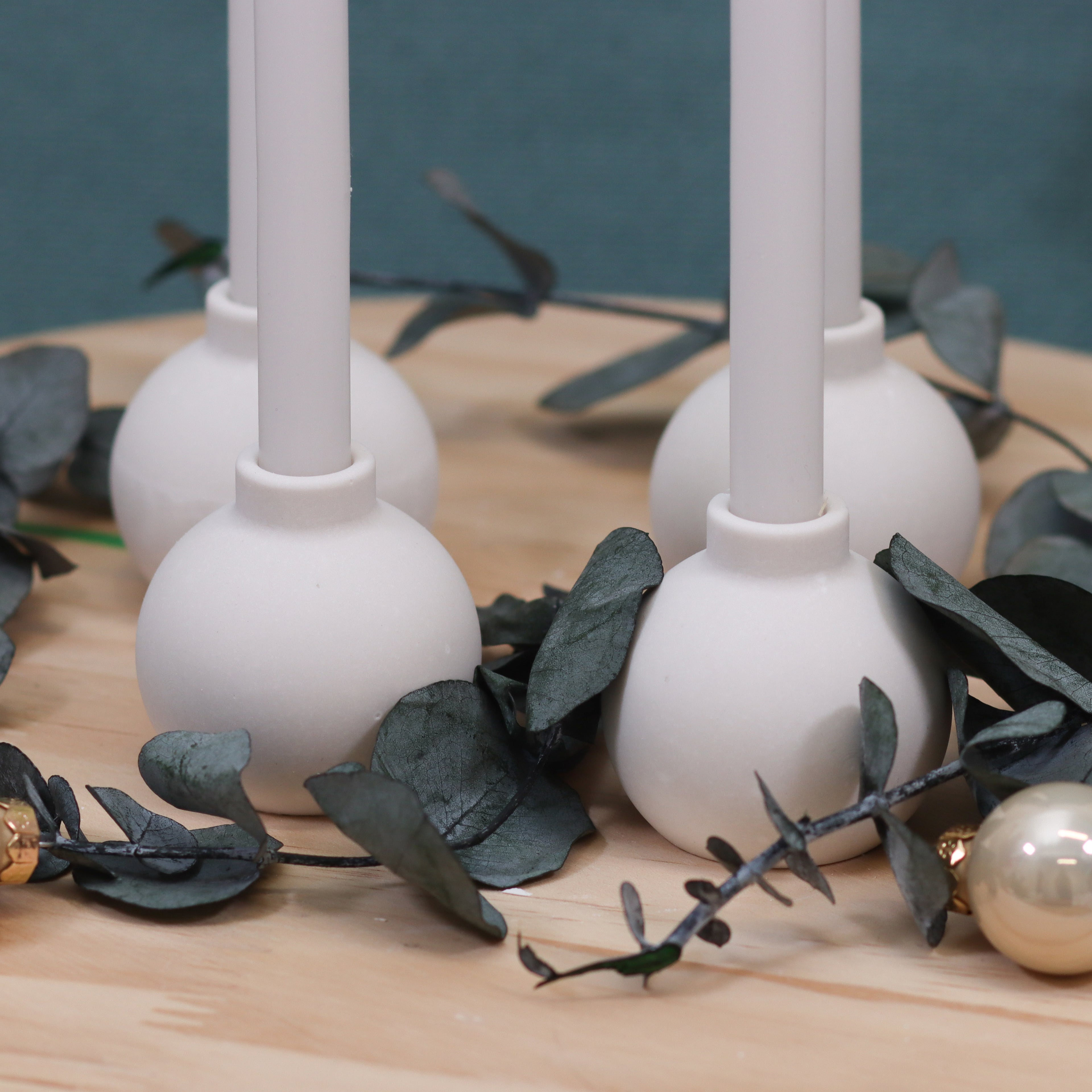 NORA - Baumkerzenhalter Weihnachtskugel